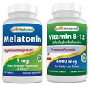 Melatonin 5 mg & Vitamin B12 6000 mcg
