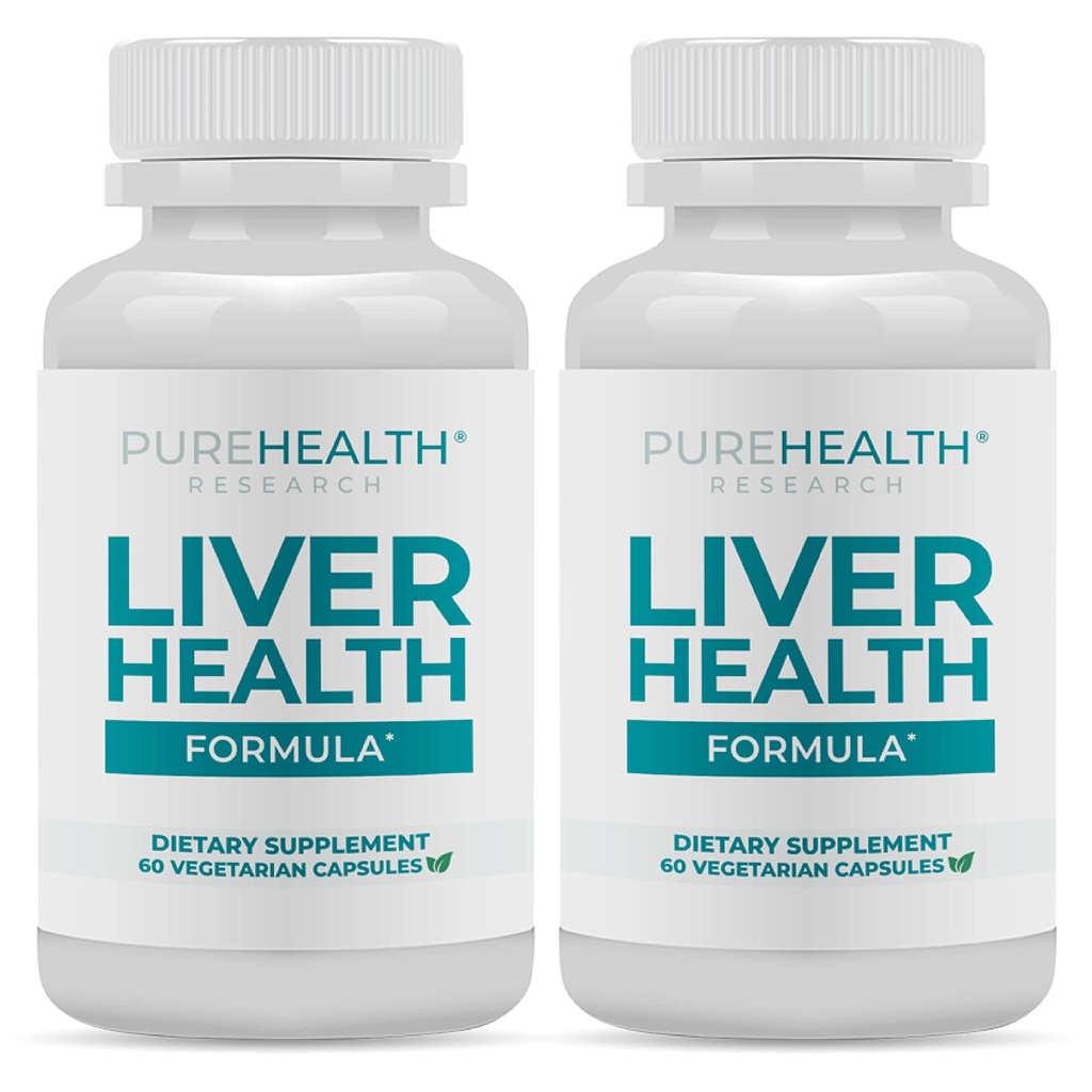 PUREHEALTH Research Liver Health – Liver Cleanse Detox & Repair Support Supplement- with Milk Thistle, Turmeric Powder, Dandelion, Artichoke, Beet Root, Ginger, L Cysteine HCL & More - 120 Capsules