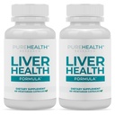 PUREHEALTH Research Liver Health – Liver Cleanse Detox & Repair Support Supplement- with Milk Thistle, Turmeric Powder, Dandelion, Artichoke, Beet Root, Ginger, L Cysteine HCL & More - 120 Capsules