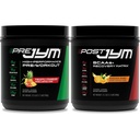 PRE JYM 30 Servings - Pineapple Strawberry & Post JYM Active Matrix - Post-Workout with BCAA's, Glutamine, Creatine HCL, Beta-Alanine, and More | JYM Supplement Science | Mandarin Orange Flavor, 30 Servings, 1.3 Pound