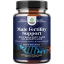 Pre Conception Male Fertility Supplement - Semen Volume Booster with CoQ10, Maca Root, Methyl Folate & D-Aspartic Acid - Mens Fertility Supplement for Sperm Motility - Conception for Him - 270 Count