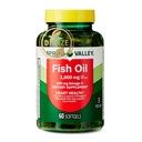 Spring Valley Omega-3 Fish Oil Softgels, 1000 mg, 60 Count – Fish Oil Dietary Supplement – Omega-3 Supplement – Daily Nutritional Support + Dipaze Gift (Container)