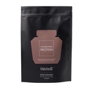 WelleCo Plant-Based Chocolate Protein Powder, Organic Brown Rice & Pea Blend, 16g Protein per Serving, Dairy-Free Supplement for Energy, Recovery & Daily Nutrition, 35.2 oz