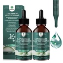 Liposomal Glutathione Liquid Drops 2000mg – Antioxidant Support Liquid Supplement with 600mgAlpha Lipoic Acid & Hyaluronic Acid | Vegan, Non-GMO, Soy & Gluten Free (4 FL OZ(Pack of 2))