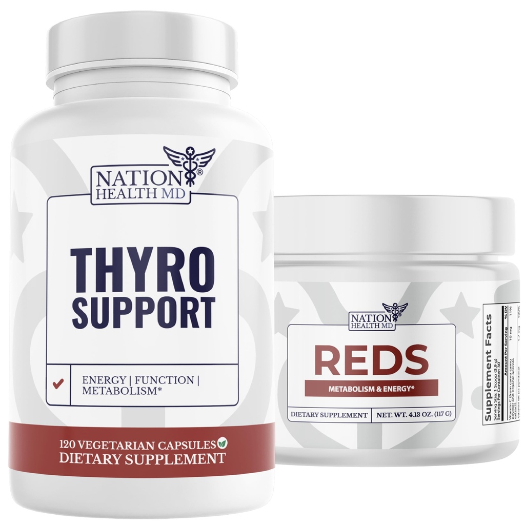 Thyro Support and Nation Health MD Reds