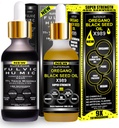 Fulvic Acid - Trace Minerals Plus Oil of Oregano with Black Seed Oil Liquid Drops - More Versatile Then Capsules & Softgels