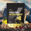 Pure Himalayan* Shilajit* Gummies, micronutrient Supplement, Himalayan Premium Ingredient with Shilajit, Ashwagandha, Gokshura, Fulvic Acid & 85+ Trace Minerals I for Men, Women (60 Gummies/1 Bag)