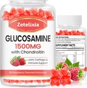 2 Confezione Glucosamina Chondroitin Gummies, Glucosamina Condroitina con MSM, Elderberry, Turco - Supporto Congiunto Integratore per Adulti, Uomini e Donne, 120 Conte