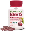 Country Farms Bountiful Beets Capsules, Wholefood Beet Extract Superfood, Natural Nitric Oxide Booster, Beet Root Powder, Circulation and Immune Support, 90 Count, 90 Servings