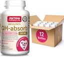 Jarrow Formulas QH-Absorb 100 mg Max Absorption- CoQ10 Ubiquinol- bis zu 60 Portionen (Softgels) - Unterstützt Mitochondriale Gesundheit, Cellular Energy Production & Healthy Cardiovascular Function, Pack von 12