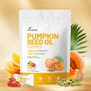 Organic Pumpkin Seed Oil Gummies,Cold Pressed Pumpkin Seed Oil with Saw Palmetto Gummies,for Prostate Health,BPH Support,Hair & Bladder Control - Non-GMO,Sugar-Free