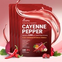 VivoNu Cayenne Pepper Softgels Supplement, Supports Leg Vein, Heart and Blood Vessel Health, with Vitamin E D3+K2 and Extracts of Grape Seed, Hawthorn, Beetroot, Berberine and Other