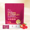 VivoNu Vitamin B Complex Gummies for Women & Men, Methylated Vitamin B12 (6000 mcg), B6 B1, B2, B3, B5,A, C, D, E, Methylfolate, Support Energy, Vegan, Sugar Free, Non GMO