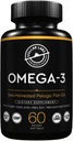 Stellar Labs Omega-3 Fish Oil supplement - 60 CT LowFODMAP التصديق