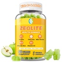Zeolite Gummies for Kids,Women and Adults, Pure Zeolite Clinoptilolite, Chlorella, Milk Thistle & Vitamins-Heavy Metal, Focus, Gut & Immune Support, Vegan, Sugar Free, Apple Flavor, 60 Count