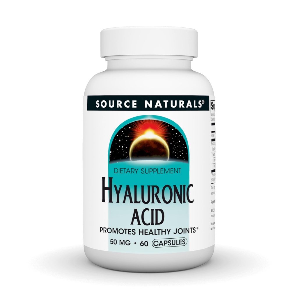 Source Naturals Hyaluronic Acid, Promotes Healthy Joints*, 50mg - 30 Capsules