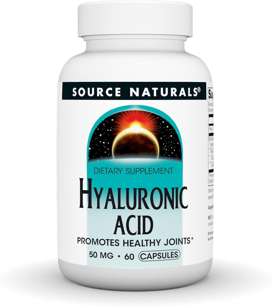 Zdroj Naturals Hyaluronic Acid, podporuje zdravé kĺby*, 50 mg - 30 kapsúl
