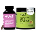 HUM Flatter Me Fiber Supplement and Private Party Vaginal Probiotics for Women