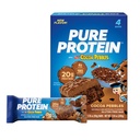 Pure Protein Cocoa PEBBLES™ Protein Bars – 20g Protein, 4g Sugar, 180 Calories (4 count) Low Sugar* High Protein Snack - Gluten Free - Perfect for a Healthy Snack.