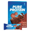 Pure Protein Gluten Free Chocolate Protein Bars, 50g, 6ct, 20g Protein Per Bar, Imported from Canada