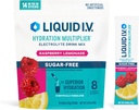 Liquido I.V.® Hydration Multiplier Sugar-Free - Raspberry Lemonade | Miscelatore per bevande elettrolitiche | 1 Pack (14 Serve)