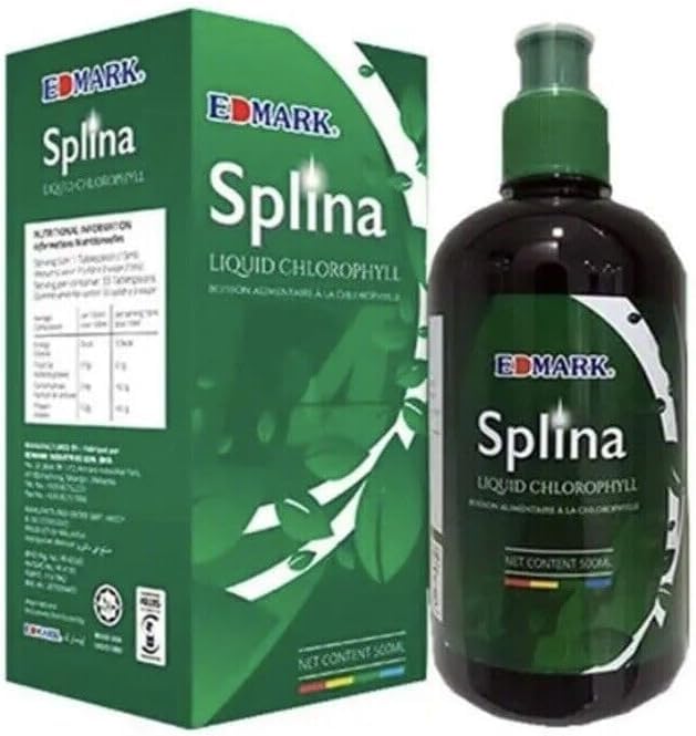 EDMARK Splina Liquid Chlorophyll 500ml | Green Drink for Daily Wellness, Hydration & Detox | Supports Digestive Balance, Gentle Cleansing, Vitality & Smooth Refreshing Taste for Busy Lifestyles