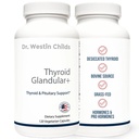 Dr. Westin Childs - Thyroid+ Raw Grass-Fed Desiccated Bovine Thyroid Support for Women & Men with Hypothyroid, Hashimoto's, Energy & Metabolism Supplement - L-Tyrosine, Selenium, Iodine & More 120 ct