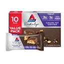 Atkins Endulge Caramel Nut Chew Bar, Low Sugar Snack, Dessert Bar, High Fiber Bar 1g Sugar, 10 Count