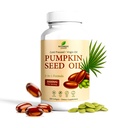 High Strength Pumpkin Seed Oil with Saw Palmetto – 3600mg per Serving – 300 Capsules | Cold Pressed Softgels | Rich in Essential Fatty Acids & Phytosterols | Non-GMO, Gluten Free Daily Supplement