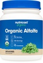 Nutricost Organic Alfalfa Powder 1LB, USDA Certified 100% Organic, GMO-Free | Vegetarian, Gluten-Free