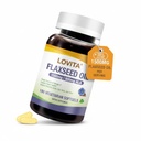 LOVITA Vegan Flaxseed Oil 1500mg with 900mg ALA Omega-3 6 9, Cold-Pressed Flax Seed Supplement, Support Heart, Brain, Joint & Skin Health, Non-GMO & Gluten Free, 180 Softgels