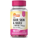 Sundance Hair, Skin & Nails Complex | 90 Softgels | with Biotin 5000mcg | Non-GMO and Gluten Free Vitamin Supplement