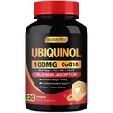 DRFOSTER CoQ10 100mg Ubiquinol - Coenzyme Q10 Co Q 10 Supplement Cq10 with PQQ & Vitamin E & Black Pepper - 120 Count