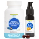 Core Med Science Supplement Bundle - Liposomal Glutathione & Liposomal B12 Folate TMG Liquid Spray