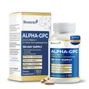 Ultra Alpha-GPC - 13-in-1 with Lion’s Mane, Uridine, Bacopa, Rhodiola - Max Absorption - Non-GMO, Gluten-Free, Lab Tested (150 Count (Pack of 1))