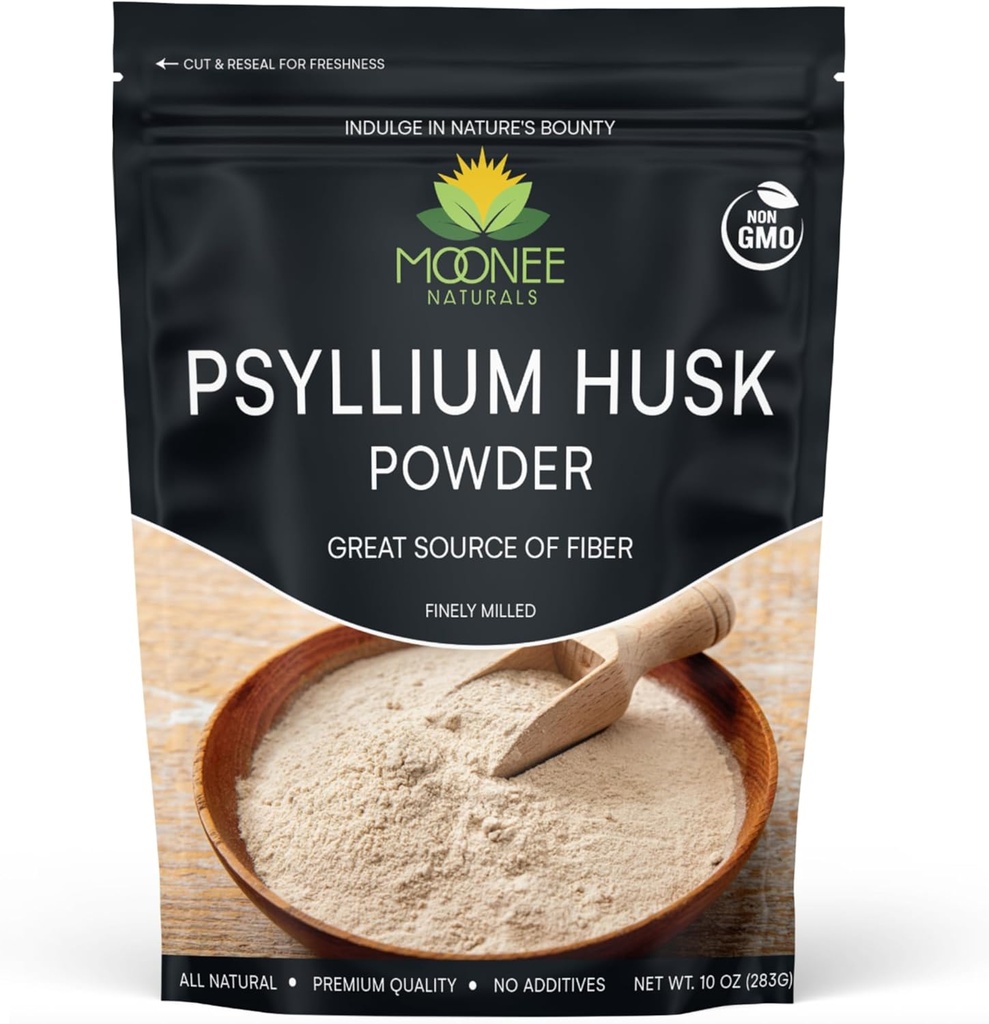 Psylium Husk Powder (10 OZ), Gluten Free, non GMO, Finely Ground, Keto Friendly (10 Ounce (70 Servings))