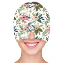 ZNÖCUETÖD Migraine Headache Relief Cap Hat, Head ice Pack Wrap Cooling Gel Ice Beanie Cold Cap Hot/Cold Compress Therapy for Sinus, Stress, Tension, Head Pain Relief - Reusable Gift for Women (White)