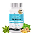 KTT Probiotics 100B CFU, 26 Strains for Gut Health & Immune Support, Promotes Digestive Balance & Regularity, Acid-Resistant Capsules, Vegetarian, 60 Count for Men & Women