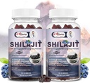 Shilajit Gummies для чоловіків і жінок, Shilajit Pure Himalayan Оригінальний багатоSupplement, Shilajit Ashwagandha & Високий в Trace Мінерали & Fulvic Acid для енергії, міцність & імунітет, 60 Сервінг