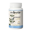 Eclectic Herb - Bilberry Capsules | Vision Health, Cardiovascular Support & Circulation | Superfood Vitamin & Mineral Supplement | Raw, Freeze Dried, Vegan, Non-GMO, Gluten Free (60 CT | 450 mg)