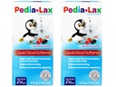 Pedia-Lax Liquid Stool Softener for Kids, Ages 2-11, Berry Flavor, 4 Fl Oz - 2 Pack