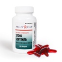 Health Star Extra-Strength Stool Softener Docusate Sodium 250mg Softgels (100 Count) Stimulant Laxative for Constipation & Irregularity| Gentle Constipation Relief Stool Softeners for Women & Men