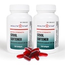 Extra-Strength Stool Softener Docusate Sodium 250mg Softgels Stimulant Laxative for Constipation & Irregularity| Gentle Constipation Relief Stool Softeners for Women & Men (100 Count) Pack of 2