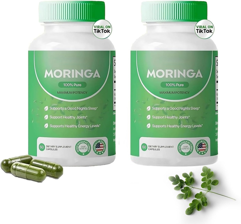 Moringa Capsules,Pure Moringa Toz Kapsülləri - Yusif-Rich Moringa- Promos Energy, Gut Well-Being (2)