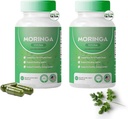 Moreinga Capsoles, Pure Moringa capsoles - 800 มม. ของ Nutrid-Rich-Moringa Powers Eperation, Gut Well-Bing (2)