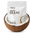 Reselia D3 K2 Vitamin 10000 IU + MK-7 200 mcg – High Potency Softgels with Coconut & Olive Oil for Maximum Absorption – Supports Bone Strength, Heart Health & Immune System – (30 Count)