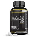 Justified Laboratories Maasalong Max - Men’s Health Supplement with L-Arginine for Strength, Stamina & Performance - 60 Capsules