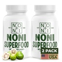 Healing Noni - 2-Pack 1300mg 200ct - 100% Pure Noni Fruit Powder Capsules