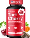 3 em 1 Tart Cherry Extract Cápsulas com Sementes de Aipo e Azeite para Pés e Apoio Conjunto Ácido Urico Limpar e Purgar Comprimidos, 60 Cápsulas Veggie Fabricado nos EUA