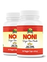 Virgin Noni Powder - 100% Pure Noni Powder Capsules, Certified Organic - Pack of 2 Bottles